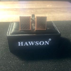 Rose Gold Colored Cuff Links